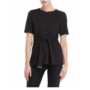 Tommy Hilfiger Pinstripe Belt Tie Top